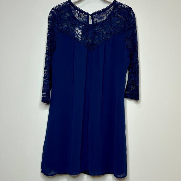 NWT Miami Blue Dress Size M Lace - Picture 7 of 9